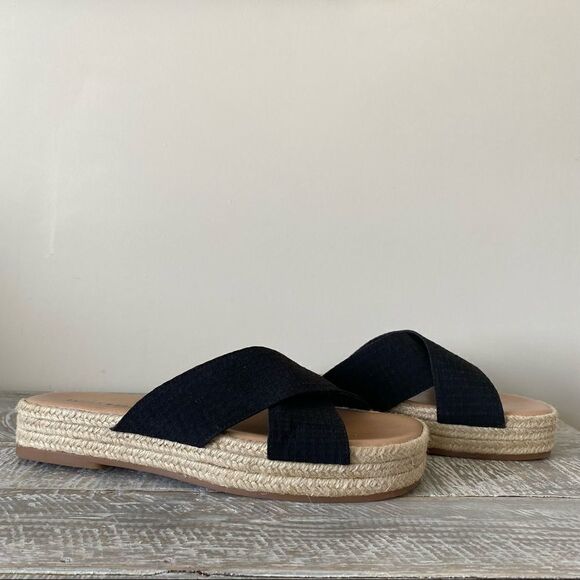 NWOB-LUCKY Brand-Gayte Criss Cross Platform Sandal’s (Size:9M) - Picture 1 of 8